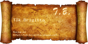 Tök Brigitta névjegykártya